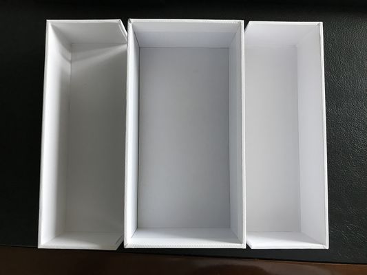 Белая бумага подарочных коробок CMYK книга в твердой обложке трудная пакуя слоение 1C 4C штейновое