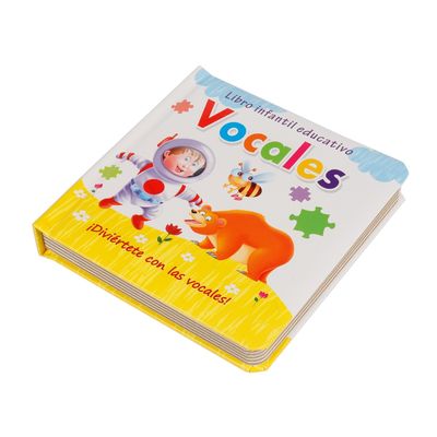 OEM доски книг исследования детей дюйма 8X8 изготовленный на заказ с прочным связывая печатанием полного цвета