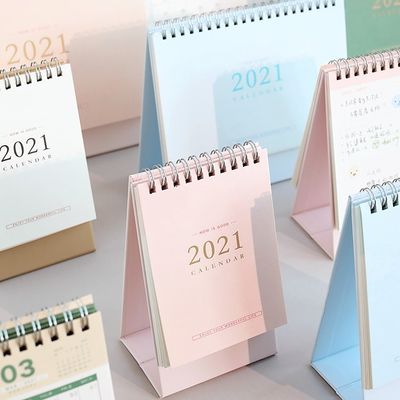 Печатание 2022 настольного календаря картона небольшое ежемесячное настольное красочное